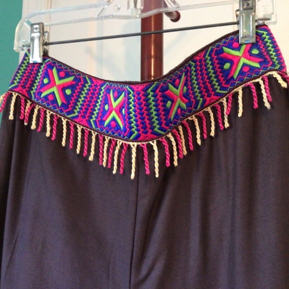 Wide Leg Boho Pants - Picture 2 of 5